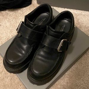 Vagabond Shoemakers Cosmo 2.0 Leather Monk Loafer Black EU 38 (US Women's 8) M